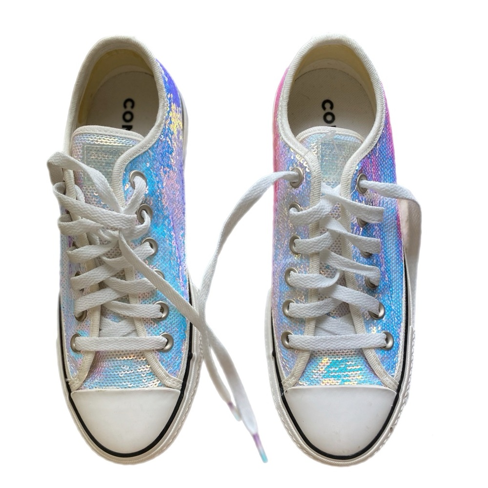 Sparkly Chuck Taylor All Star Lift Platform